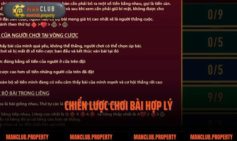Chiến lược chơi bài hợp lý