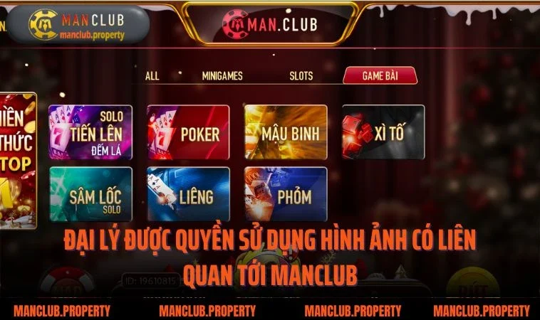 Đại lý được quyền sử dụng hình ảnh có liên quan tới Manclub