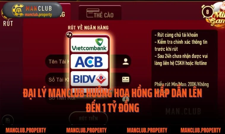 Đại lý Manclub hưởng hoa hồng hấp dẫn lên đến 1 tỷ đồng