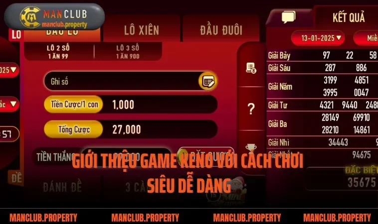Giới thiệu game Keno với cách chơi siêu dễ dàng